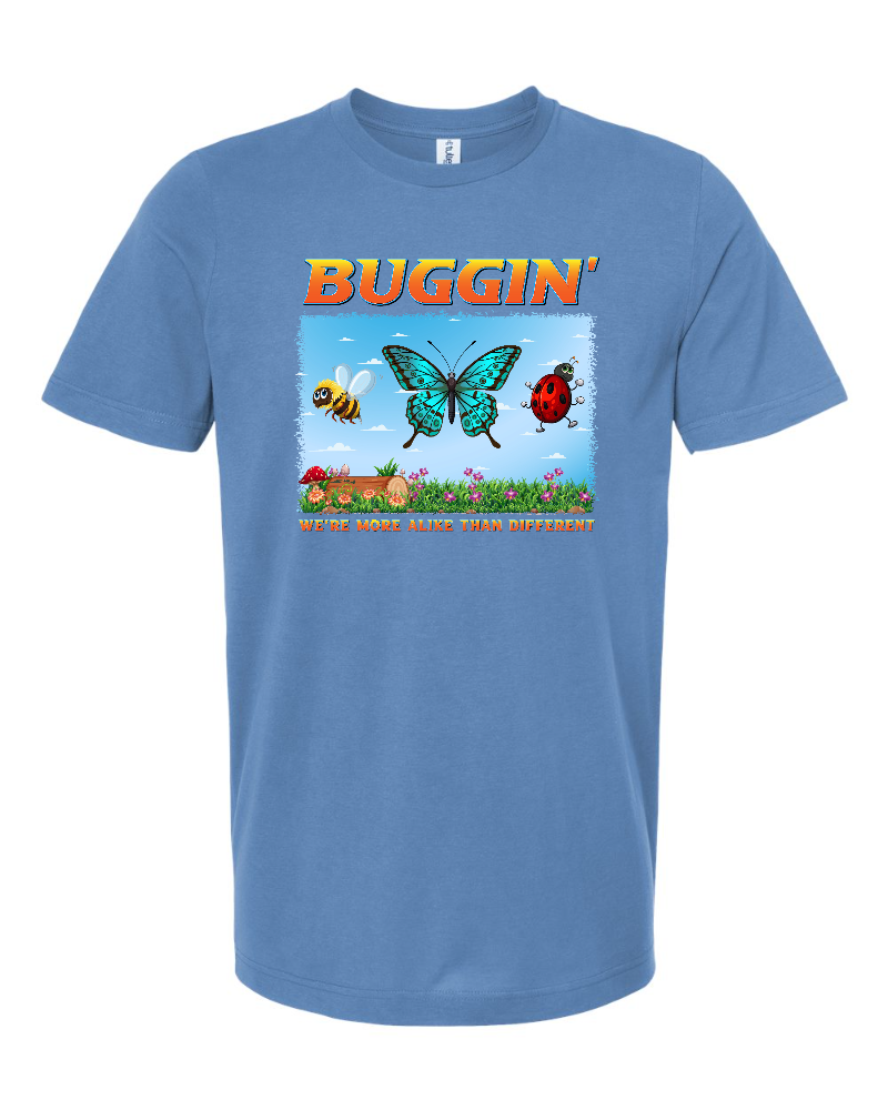 Buggin Blue short sleeve t-shirt